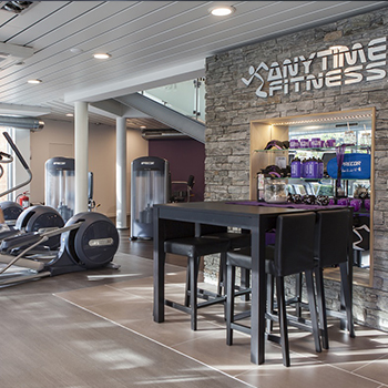 Anytime Fitness gym interior