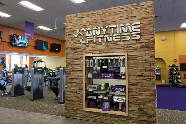 Anytime Fitness gym interior