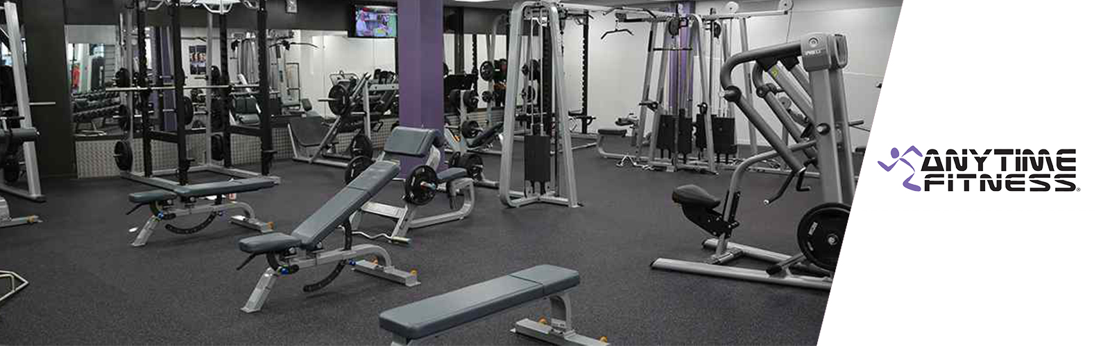 Anytime Fitness gym interior